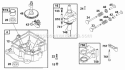 Sump Crankshaft Cam Diagram and Parts List for 288707-0110-01  Briggs and Stratton Engine
